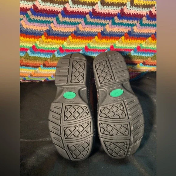 Slip Resistant Non Slip Brown Leather Clogs • Nursing Server Utility‎ Work - Picture 9 of 11